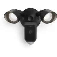 Ring Floodlight Cam Wired Plus - Nätverksövervakningskamera - utomhusbruk - väderbeständig - färg (Dag&Natt) - 1080p - ljud - trådlös - Wi-Fi - AC 120/230 V