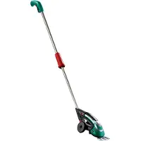 Bosch Powertools 0600833109 Isio Batteri Grässax, Teleskophandtag inkl. batteri, inklusive laddningsstation, med förlängning, Inkl. blad för att kantskära