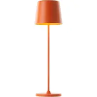 Brilliant Kaami LED-bordslampa, dimbar orange matt Kaami,, Gul / orange, Vardagsrum / matsal, Metall, Modern