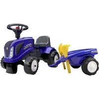 Falk 280C, 1 År, 6 hjul, Plast, Stål, Blå, Svart