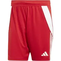 Adidas Träningsshorts Tiro 24 - Röd/Vit, storlek Large