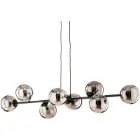Emibig Hänglampa Glassy LIGHTING, dimbar, Svart, Vardagsrum / matsal, Glas, Modern, Pendellampa