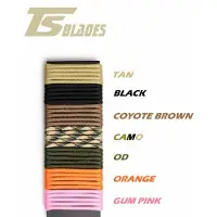 TS Blades Träningskniv - Night Shadow (Färg (Paracord): OD)