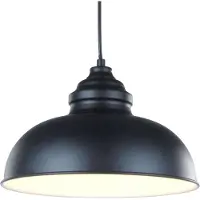LINDBY Hänglampa Cliona , dimbar, Svart, Vardagsrum / matsal, Metall, Modern, Pendellampa