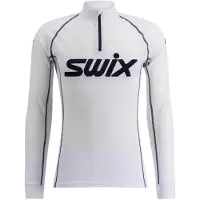Swix Men's Racex Classic Half Zip Bright White/ Dark Navy
