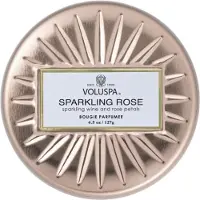 Voluspa Sparkling Rose Decorative Tin Candle - 127 g
