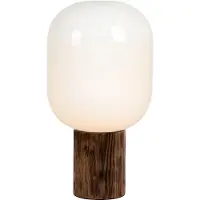 Markslöjd Bordslampa Skene 108663 trä/vit 1x40W E27