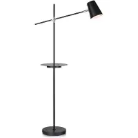 Markslöjd Golvlampa Linear, Svart, Vardagsrum / matsal, Metall, Skandinavisk, Golvlampa