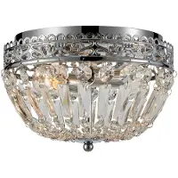 Markslöjd Taklampa Etienne, dimbar, Förkromad / silver, Vardagsrum / matsal, Kristall, Taklampa