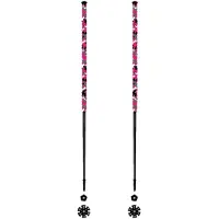 Les batons d'Alain - Skidstavar - Camo Rose för Unisex - Storlek 115 cm - Rosa