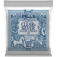 Ernie Ball 2403 Clear & Silver nylonsträngar