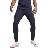 Puma Träningsbyxor teamGOAL Slim - Marinblå/Vit, storlek Medium