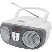 Soundmaster SCD1400WE, Grå, Vit, Bärbar CD-spelare