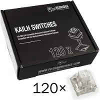 Glorious KAI-WHITE, Vit, 120 styck, Kailh, GMMK, Kina
