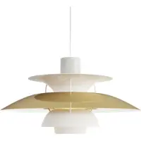 Louis Poulsen Taklampa , PH 5 300, dimbara, Guld / mässing, Vardagsrum, Metall, Design