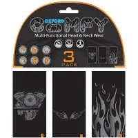 Oxford Comfy HD Graphics halsband - set med 3