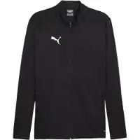 Puma Träningsjacka teamFINAL - Svart/Silver, storlek Small