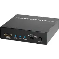 Roline HDMI Extender set 3D-rendering möjligt, Ultra HD-kapabel Svart