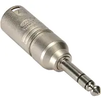 Neutrik NeutrikNA3MP;XLR-adapterXLR-hankontakt(De-i) Teleplugg 6.35 mmStereo1 st