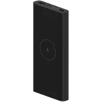 Xiaomi Mi - Trådlös powerbank - Li-pol - 10000 mAh - 36 Wh - 3 A - 2 utdatakontakter (USB-C, USB) - på kabel: USB-C - svart