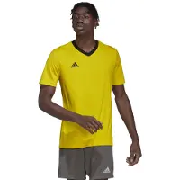 Adidas Tränings T-Shirt Entrada 22 - Gul/Svart, storlek Large
