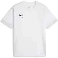 Puma Tränings T-Shirt teamGOAL - Vit/Svart/Fjädergrå Barn, storlek 140 cm