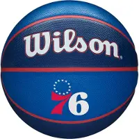 Wilson basketboll NBA Tribute Philadelphia (en storlek) blå