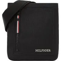 Tommy Hilfiger Svart Polyuretan Herraxelväska
