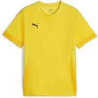 Puma Tränings T-Shirt teamGOAL - Gul/Svart Barn, storlek 116 cm