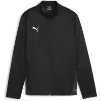 Puma Träningsjacka teamGOAL - Svart/Vit Barn, storlek 116 cm