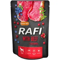 Rafi med nötkött påsar för hundar 10 x 300 g