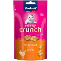 Vitakraft Crispy Crunch Classic med fjäderfä kattgodis (60 g)