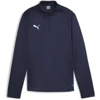 Puma Träningströja teamGOAL 1/4 Blixtlås - Navy/White/Persian Blue Barn, storlek 152 cm