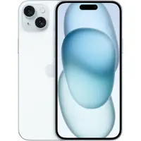 Apple iPhone 15 Plus - 5G smartphone - dual-SIM / Internminne 512 GB - OLED-skärm - 6.7 - 2796 x 1290 pixels - 2 bakre kameror 48 MP, 12 MP - front camera 12 MP - blå