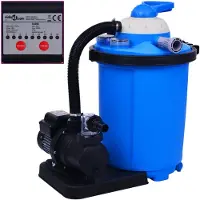 vidaXL Sandfilterpump 550 W 50 L