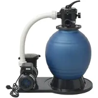 vidaXL Sandfilterpump, 1000 W, 16800 L/h, XL