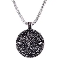 Northern Viking Jewelry Varg Tree of Life halsband NVJRS111