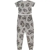 Ginza.se The Rolling Stones: Ladies Pyjamas/Heart Tongue (Grey) (X-Large)