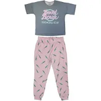 Ginza.se David Bowie: Ladies Pyjamas/1978 World Tour (Blue & Pink) (Medium)
