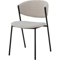Bloomingville Marlo matstol, vit, polyester