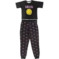 Ginza.se Nirvana: Ladies Pyjamas/Xerox Smile Pink (Black) (X-Large)