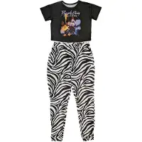 Ginza.se Prince: Ladies Pyjamas/Purple Rain (Black) (X-Small)