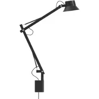 Muuto Vägglampa , Svart, Arbetsrum / hemkontor, Aluminium
