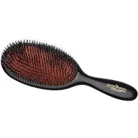 Mason Pearson Popular Bristle Nylon Dark Ruby/Black Paddelborste 1 st