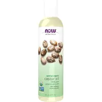 Now Solutions Organisk ricinolja 100 % ren mngsidig hudvrd Multi-purpose hudmjukmedel 8-ounce