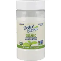 NOW,NOW Foods,NOW,NOW Foods , Bättre Stevia, Ekologisk Extrakt Puder, 4 oz (113 g)