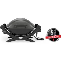 Weber Q1400 Elgrill, 43x32 cm Grillyta - A - Som ny