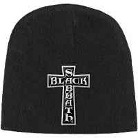 Ginza.se Black Sabbath: Unisex Beanie Hat/Cross Logo (Black)