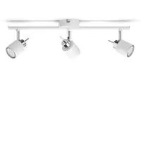 Philips Meranti tak-/väggspotlight 3 x, Utanpåliggande spotlight, GU10, 3 lampor, LED, 220-240 V, Vit