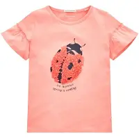 Tom Tailor Volant Artwork T-shirt Orange 104-110 cm Flicka